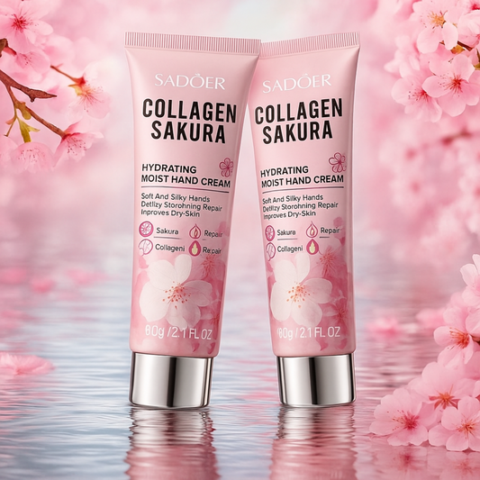 🌸 Crème Mains au Collagène Sakura - Zenbyaisy